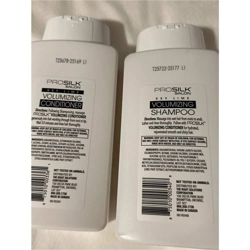 Prosilk Salon Volumizing Key Lime Shampoo And Conditioner Set 15 FI Oz